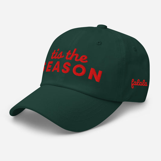 Tis the Season Red Script Hat