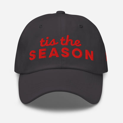 Tis the Season Red Script Hat