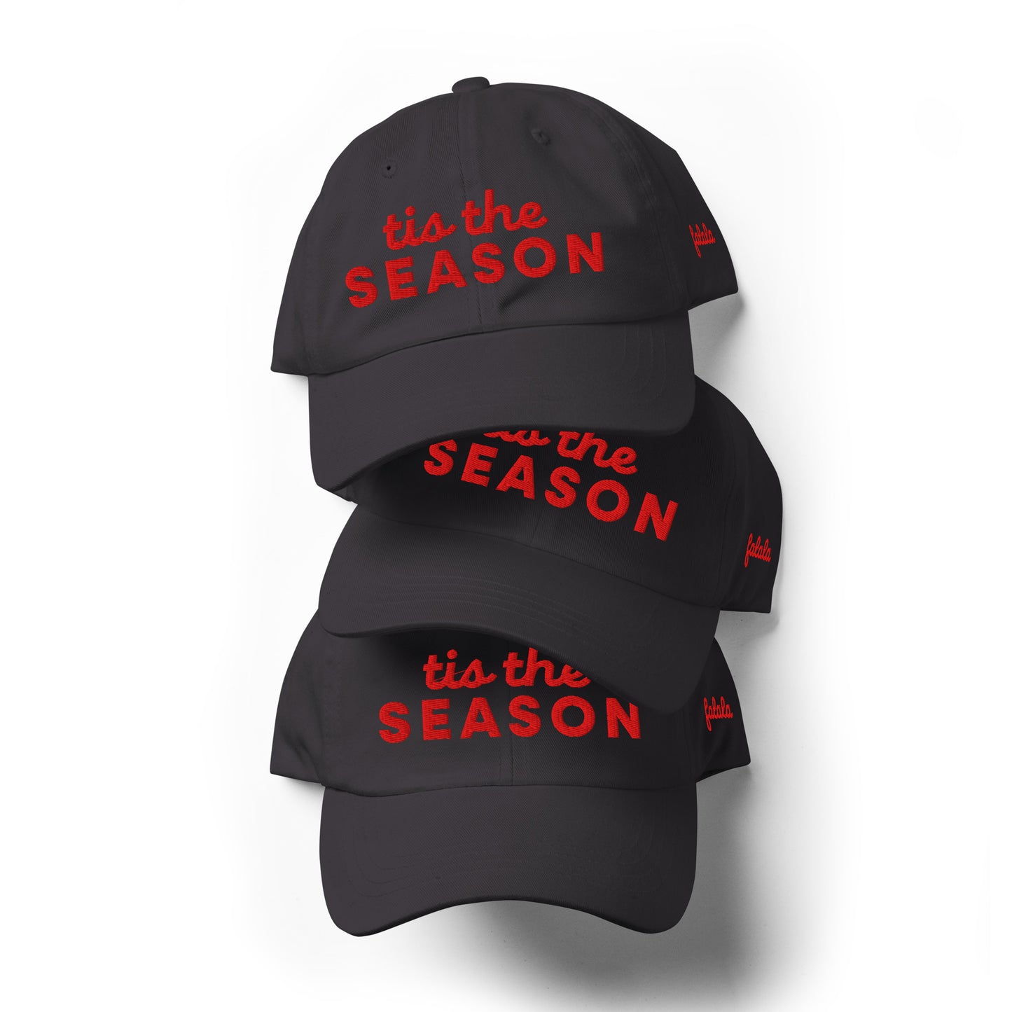 Tis the Season Red Script Hat