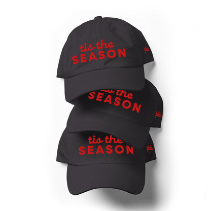 Tis the Season Red Script Hat