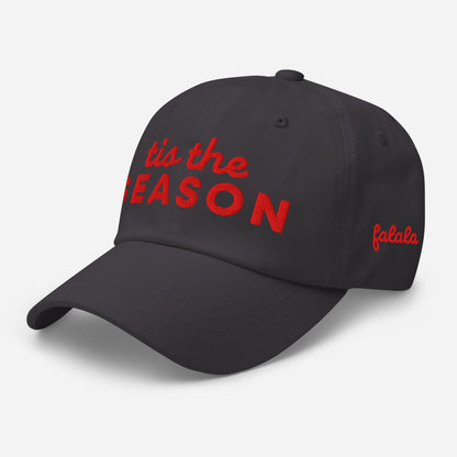Tis the Season Red Script Hat