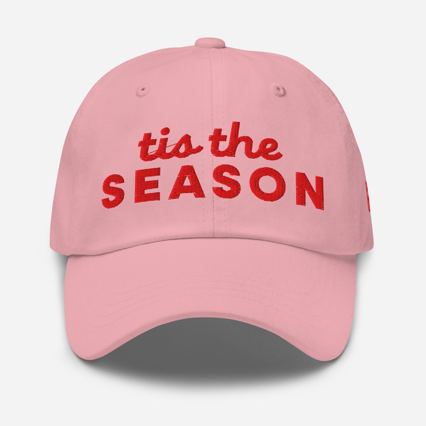 Tis the Season Red Script Hat