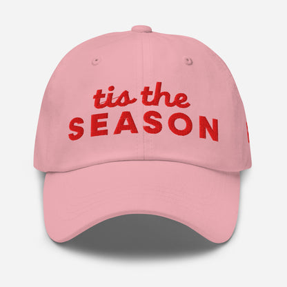 Tis the Season Red Script Hat