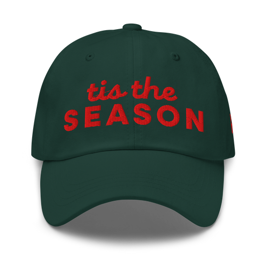 Tis the Season Red Script Hat