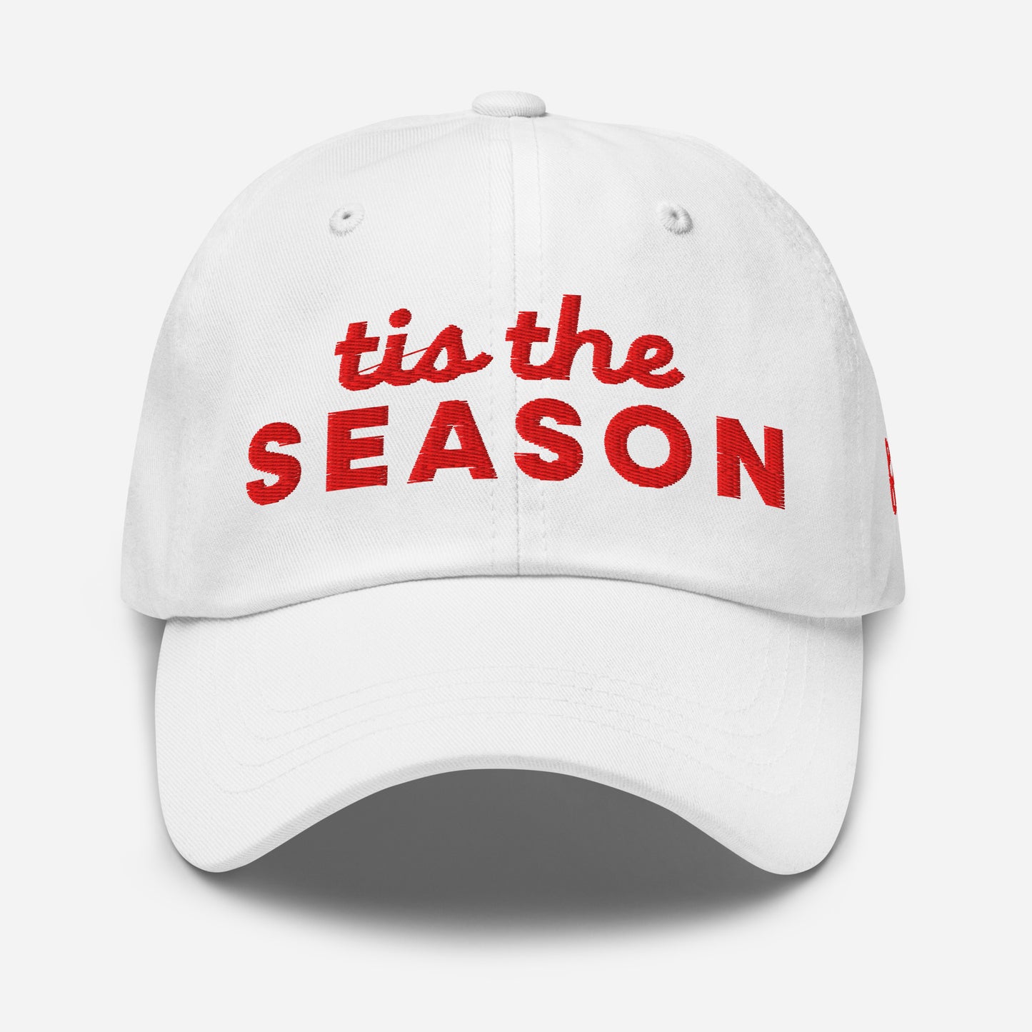 Tis the Season Red Script Hat