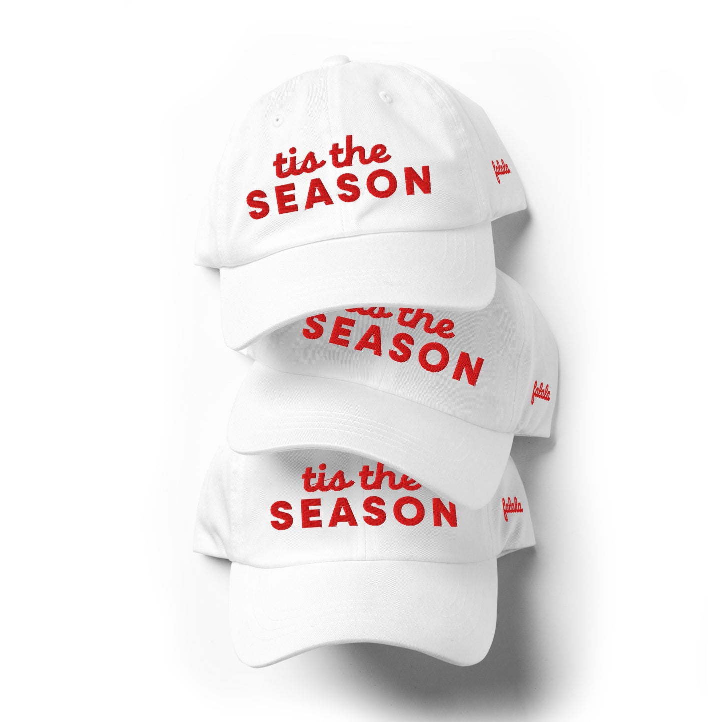 Tis the Season Red Script Hat