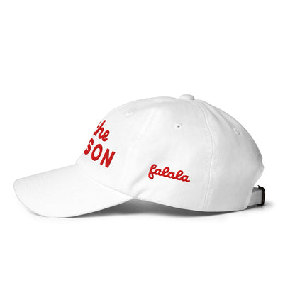 Tis the Season Red Script Hat